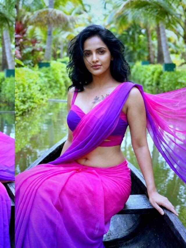 పింక్‌ శారీలో జ్యోతి పూర్వాజ్‌.. ఫొటోలు వైరల్‌! 💗